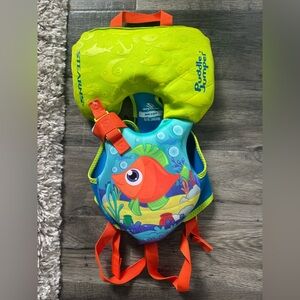 Stearns Puddle Jumper Kids Life Jacket - Green and Blue